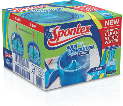 Spontex Aqua Revolution System package