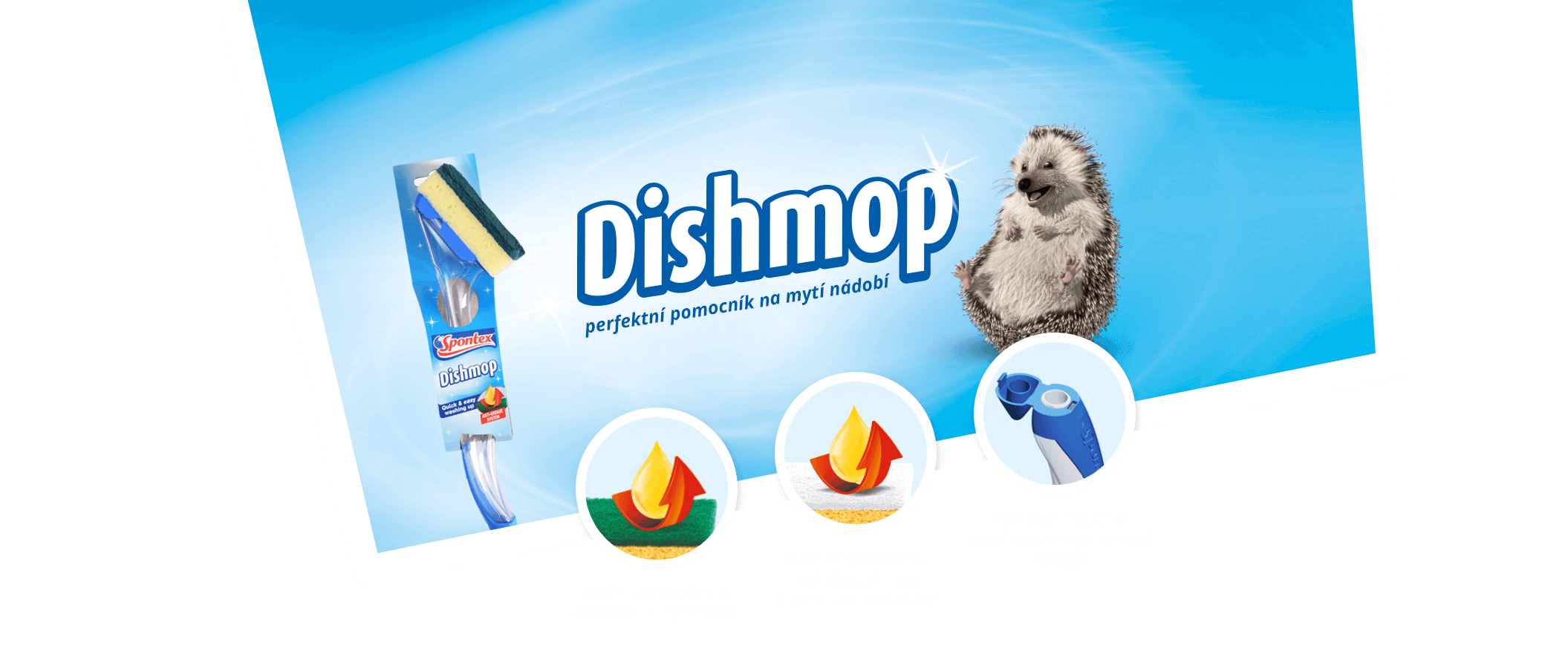 SPONTEX Dishmop - perfektní pomocník na mytí nádobí