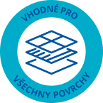 Vhodné pro všechny typy povrchů